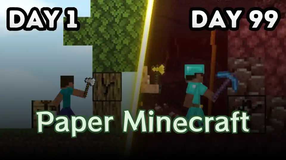 Paper Minecraft