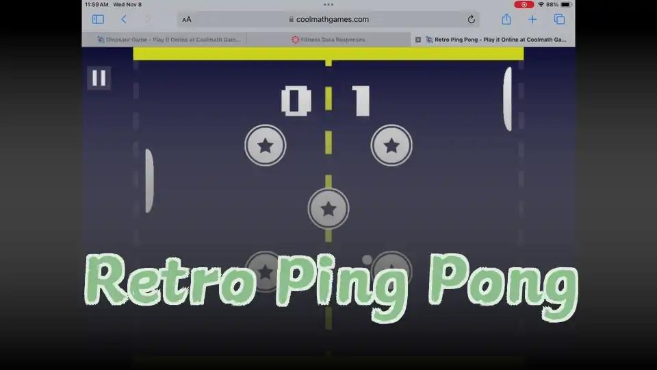 Retro Ping Pong