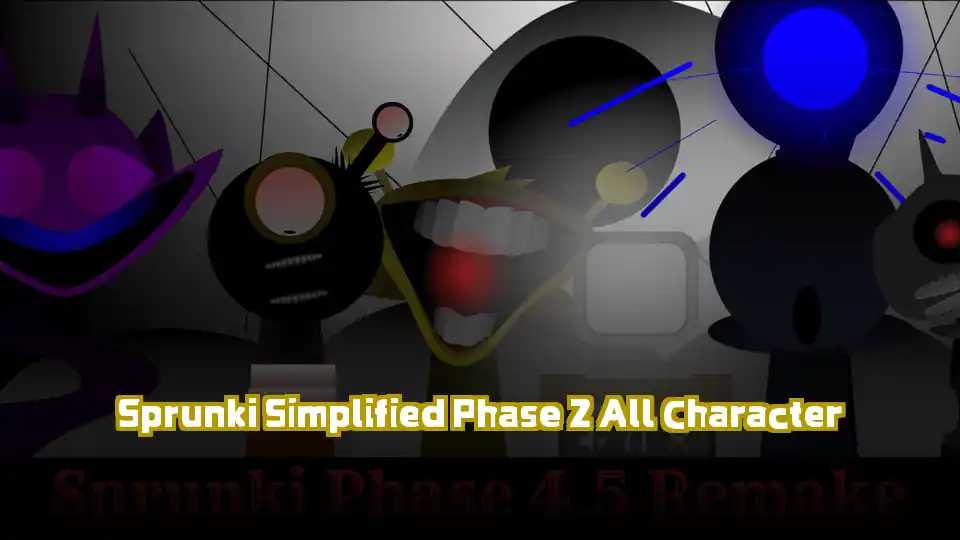 Sprunki Simplified Phase 2 All Character