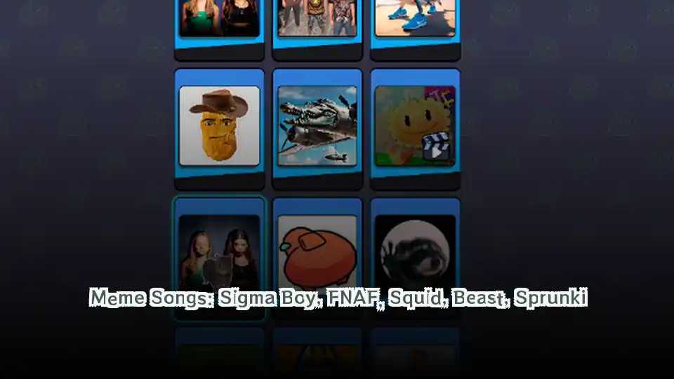 Meme Songs: Sigma Boy, FNAF, Squid, Beast, Sprunki