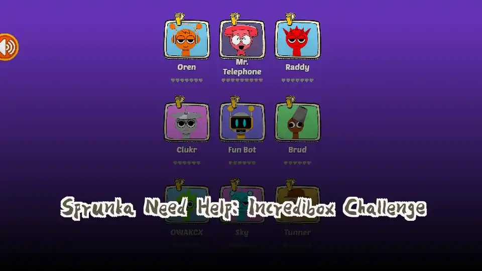 Sprunka Need Help: Incredibox Challenge